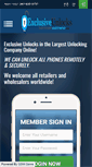 Mobile Screenshot of exclusiveunlock.com