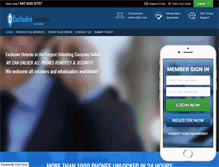 Tablet Screenshot of exclusiveunlock.com